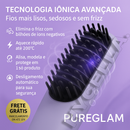 Escova Alisadora Profissional PureGlam - ( MEGA PROMOÇÃO ) Compre 1 Leve 2  (só hoje) + brindes