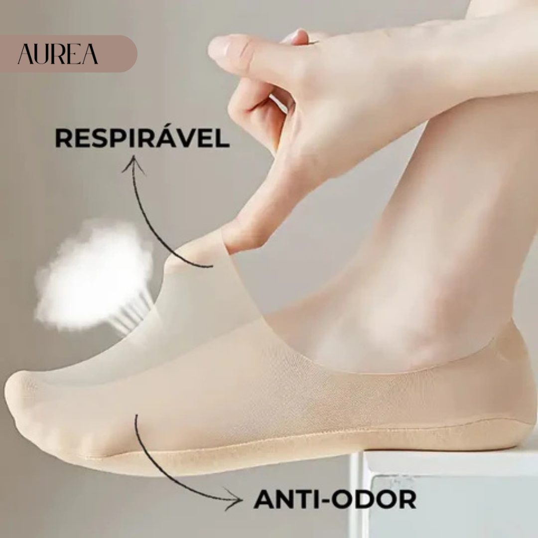 Meias Invisíveis Ortopédicas ConfortLife® - [SOMENTE HOJE COMPRE 3 LEVE 5]